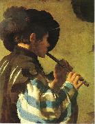Hendrick ter Brugghen Hendrick ter Brugghen, Flute Player oil painting on canvas